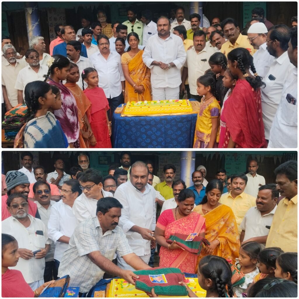 నల్లపరెడ్డి వినోద్ కుమార్ రెడ్డి ఆధ్వర్యంలో ఘనంగా నారా లోకేష్ జన్మదిన వేడుకలు