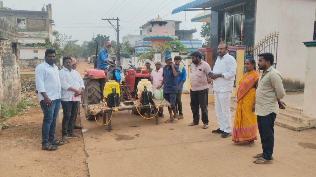 నల్లపరెడ్డి వినోద్ కుమార్ రెడ్డి ఆదేశాలతో కోటలో దోమలు నివారణ చర్యలు