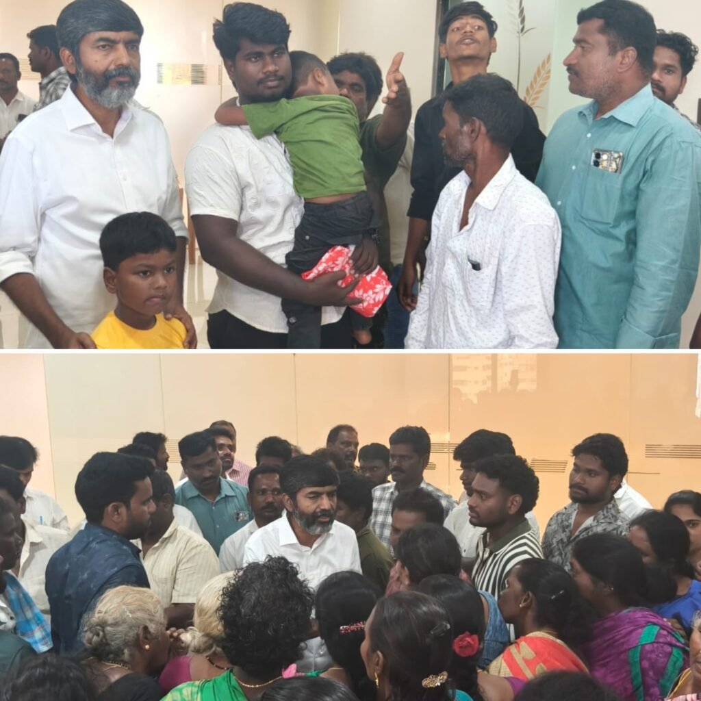 బూదురు సునీల్ కుటుంబానికి అండగా వైసీపీ నేత పేర్నాటి శ్యామ్ ప్రసాద్ రెడ్డి