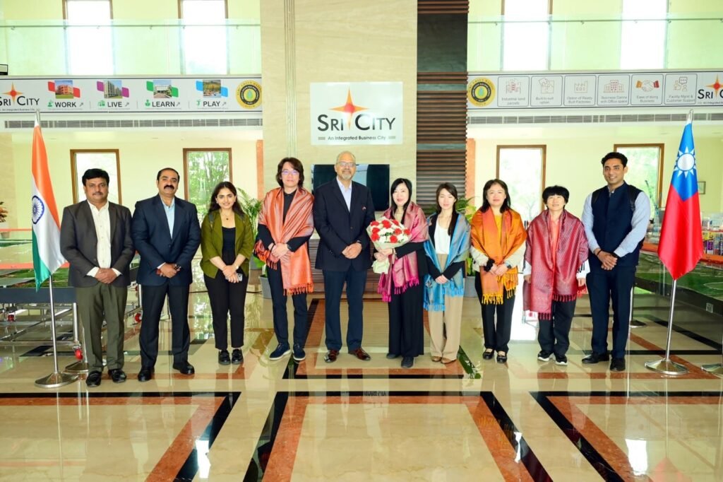 శ్రీసిటీని సందర్శించిన తైవాన్ వ్యాపార ప్రతినిధుల బృందం – పెట్టుబడి అవకాశాల పరిశీలన