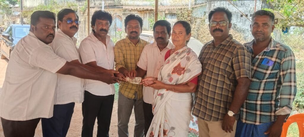 బీబీజాన్ కుటుంబానికి మద్దాలి చారిటబుల్ ట్రస్ట్ 5000 రూపాయలు ఆర్ధిక సహాయం