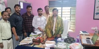 వరదయ్యపాలెం నూతన తహసీల్దార్గా బాధ్యతలు స్వీకరించిన శివరామ సుబ్బయ్య