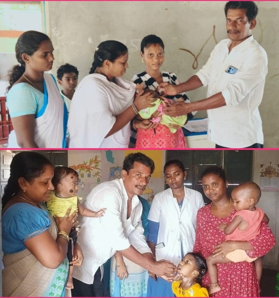 పల్స్ పోలియో–ప్రతి చిన్నారికి రక్షణ-పల్లెమల్లు వెంకటకృష్ణా రెడ్డి